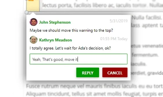 Easy review process, image 1 – ClickHelp Features