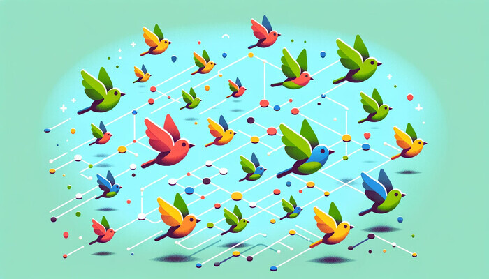 birds as api docs in a flock formation