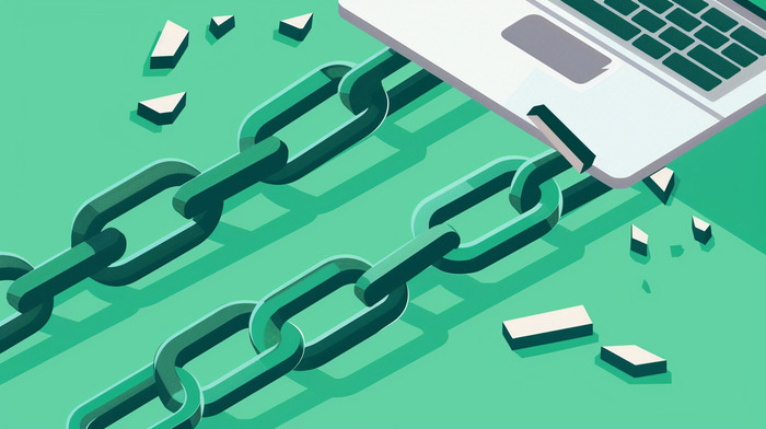 broken link illustration